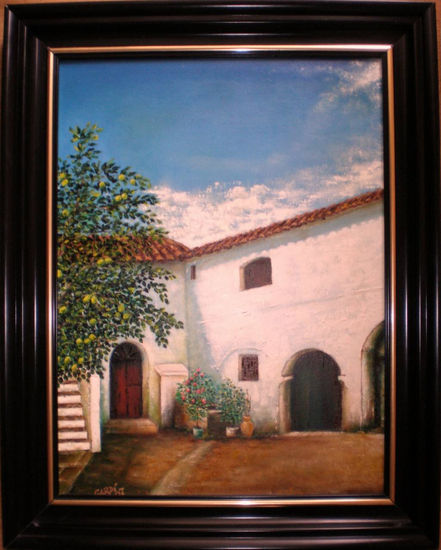 EL CORRAL DE LAS PACAS Oil Canvas Landscaping