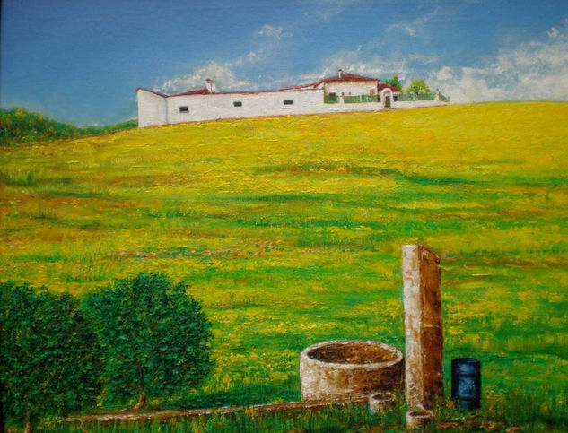 EL CORTIJO DE SAN ANTONIO Oil Canvas Landscaping