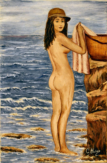 Desnuda Inocencia Oil Canvas Landscaping