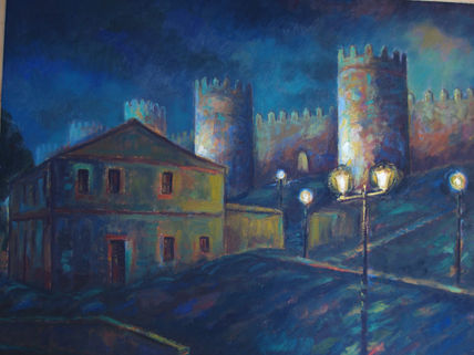 Muralla de noche