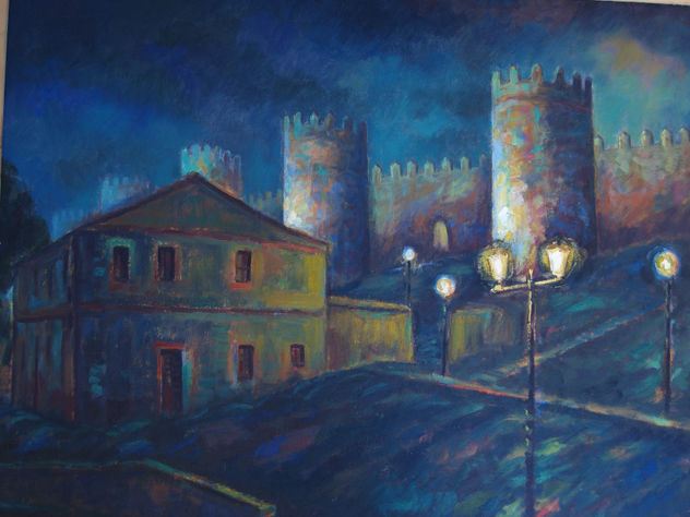 Muralla de noche