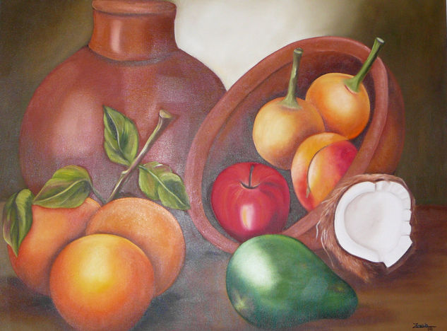 bodegon 2 Oil Canvas Landscaping