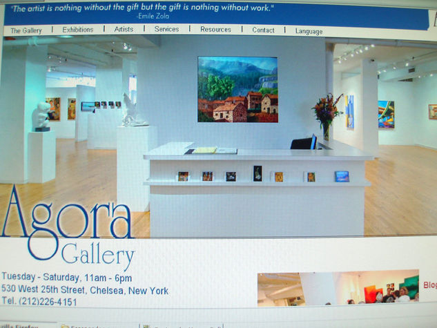 Exposición en Agora Gallery New York Oil Canvas Landscaping