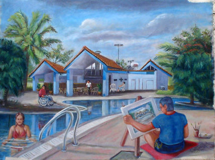 Pintando en la habana