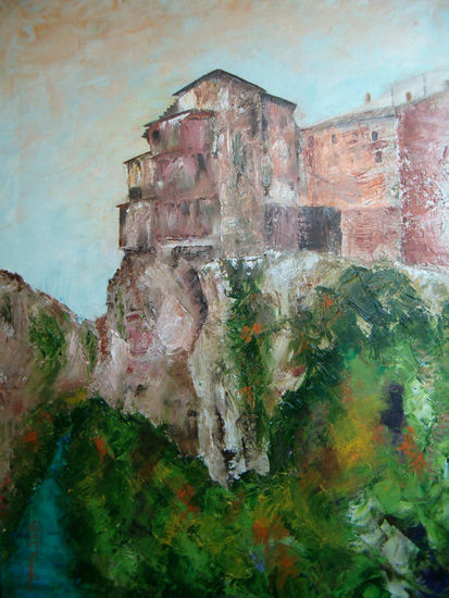 Casa Colgante ( Cuenca) Oil Canvas Landscaping