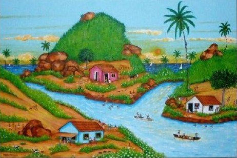 paisajes de Bahia 05 Acrylic Canvas Landscaping