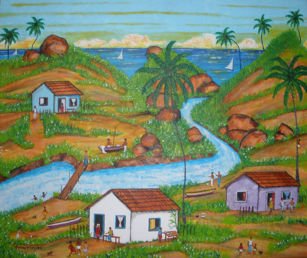 paisajes de Bahia 11 Acrylic Canvas Landscaping