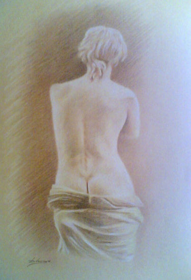 venus milo de espaldas Pencil