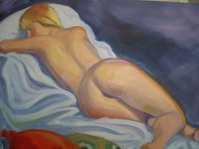 Odalisca Oil Panel Nude Paintings