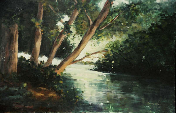 Río 3 Oil Panel Landscaping