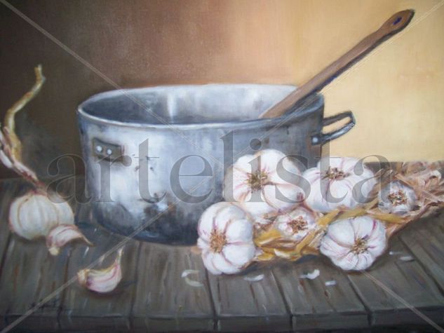 SIMPLE ALMUERZO Oil Canvas Still Life Paintings