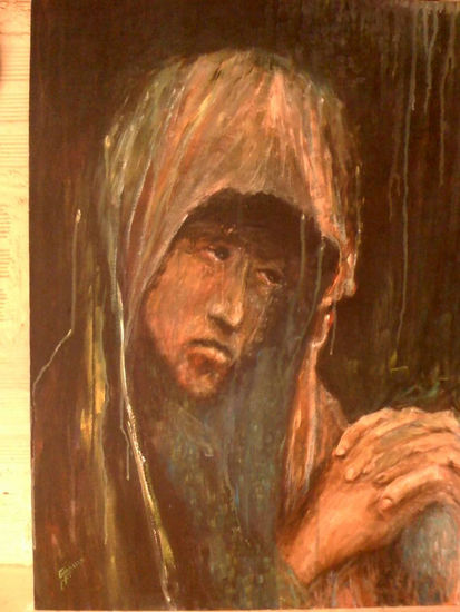 hay una luz de esperansa Oil Canvas Figure Painting