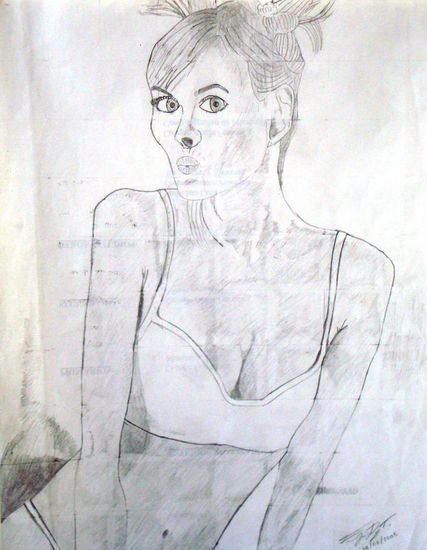 Mujer en lencería 4 Pencil