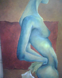 Mujer azul