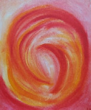 "Tormenta amarilla" Acrylic Canvas