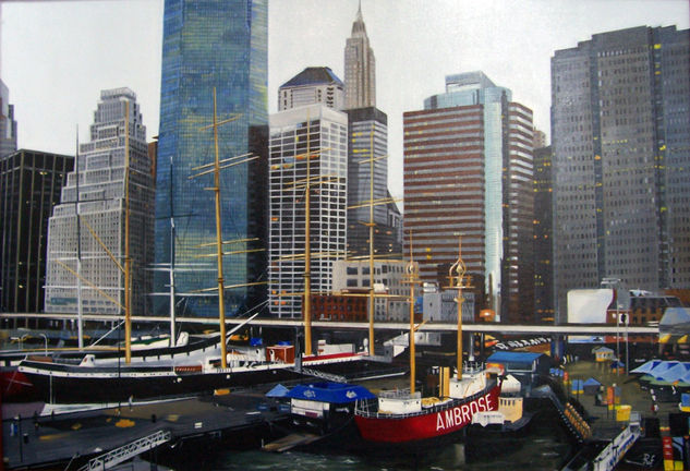 New York, New York Óleo Lienzo Paisaje