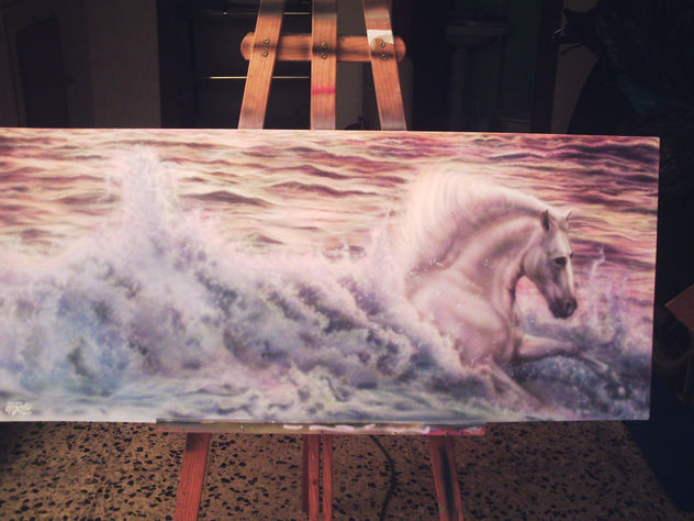 CABALLO EN LA PLAYA