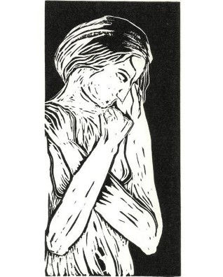 Sin Titulo (Frío) Linocut