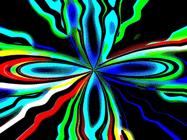 flor de colores fuertes