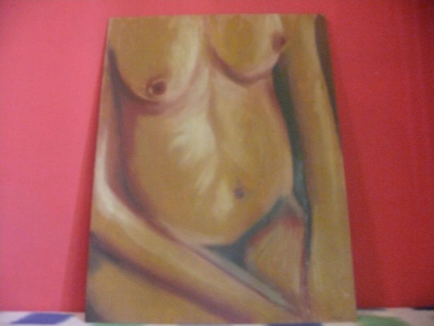 cos humà Wax Panel Nude Paintings