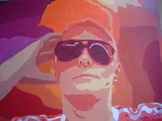 Autoretrato en rojo