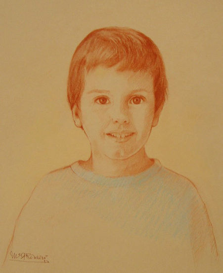 Pablo Pastel Paper Portrait