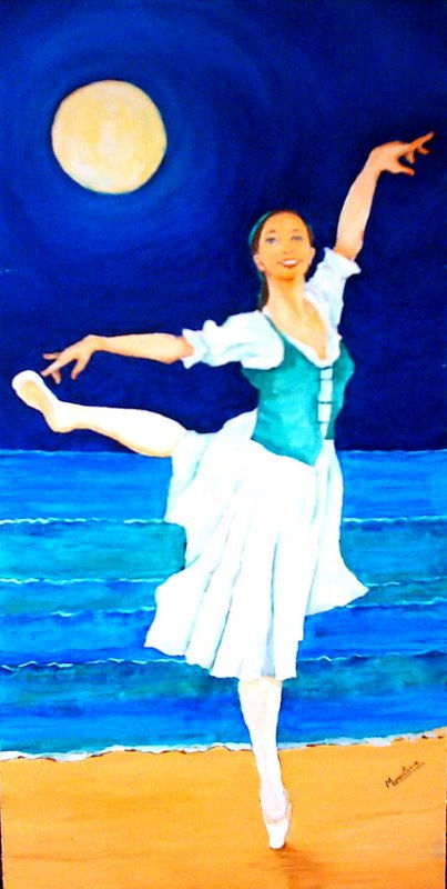 danza en la playa
