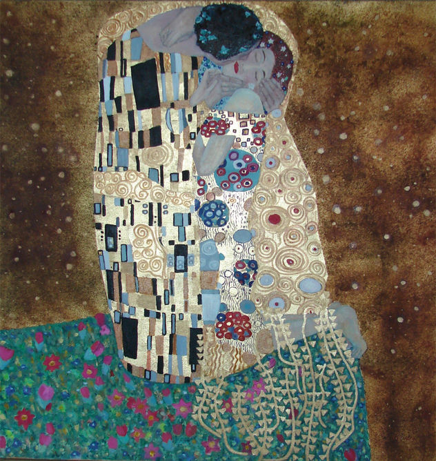 Versión de  "El beso de Klimt"