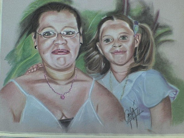 Fortaleza Pastel Card Portrait