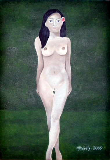 Une vierge Acrylic Canvas Nude Paintings