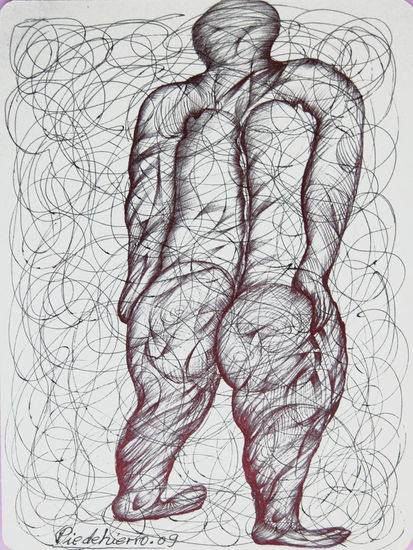 Desnudo sin miedos. Mixed Media