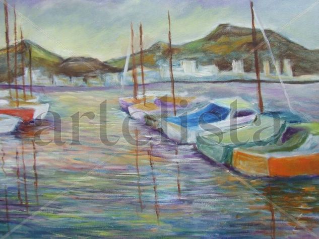 otra nave Oil Canvas Landscaping