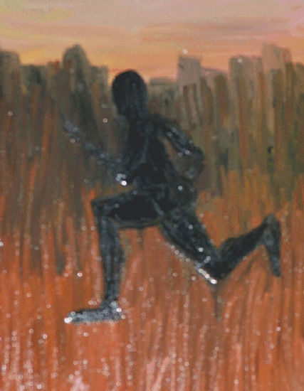 correr en la ciudad Oil Canvas Sports