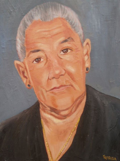 Leonarda (mi abuela) Oil Canvas Portrait