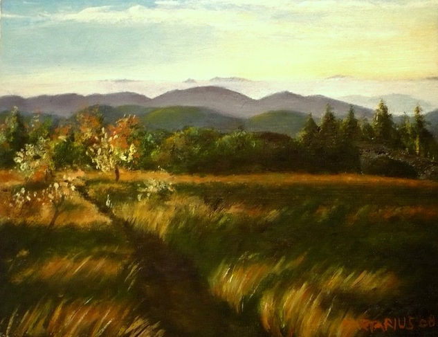 OTOÑO EN LA SIERRA Oil Canvas Landscaping