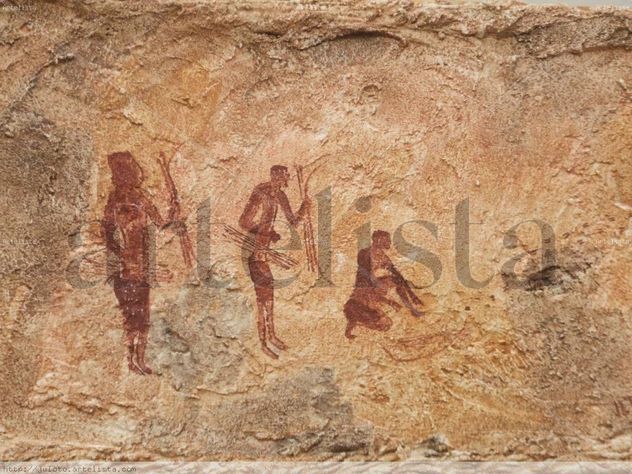 PARTIDA DE CAZA-TASSILI (LOS GIGANTES) ARGELIA