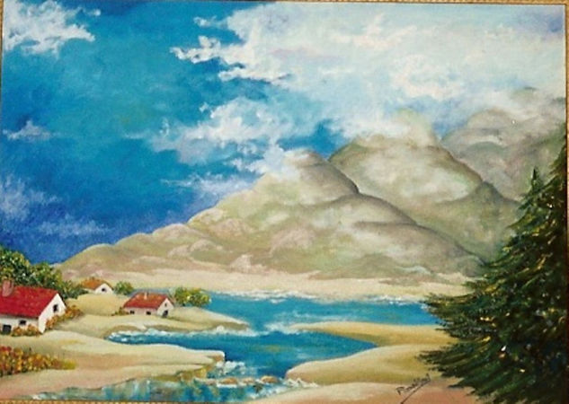 BAJO LAS NUBES Oil Canvas Landscaping