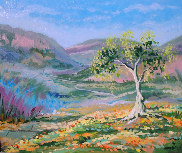 Paisaje Oil Panel Landscaping