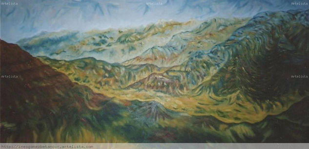 Montañas Paisa. Oil Canvas Landscaping