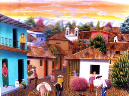 Pueblo colonial