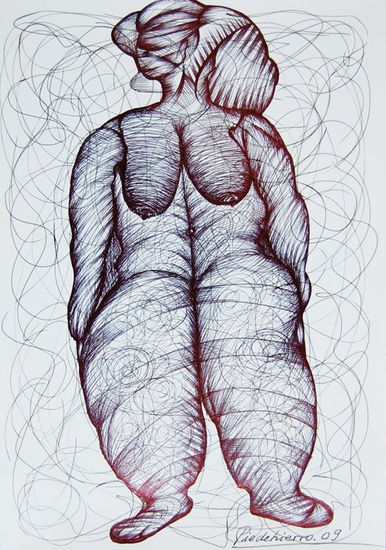 Desnudo sin miedos. Mixed Media