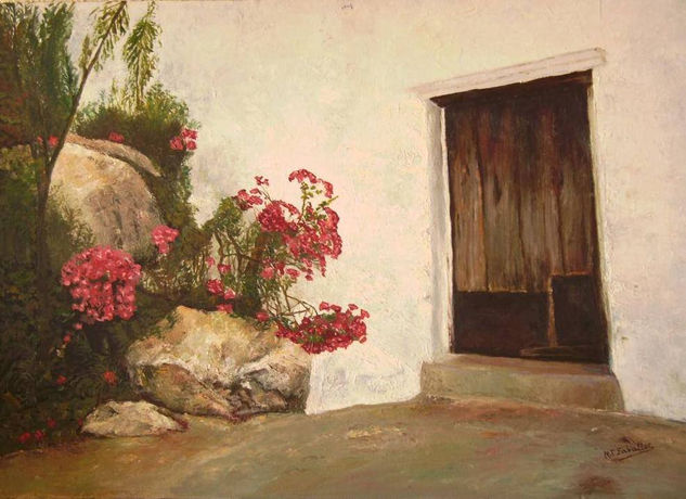 Esperando. Oil Canvas Landscaping