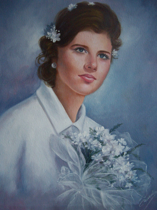 RETRATO DE ENCARGO ( OLEO)
