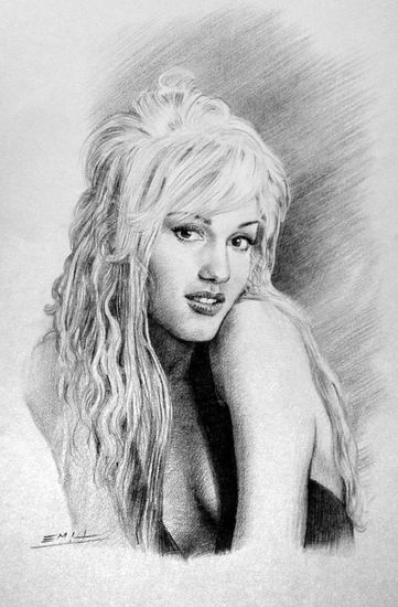 Gwen Stefani Charcoal