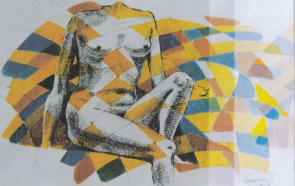 Desnudo Sentado