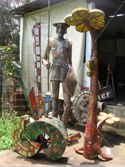 EL QUIJOTE Metal Figurativa