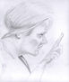 retrato mujer lapiz
