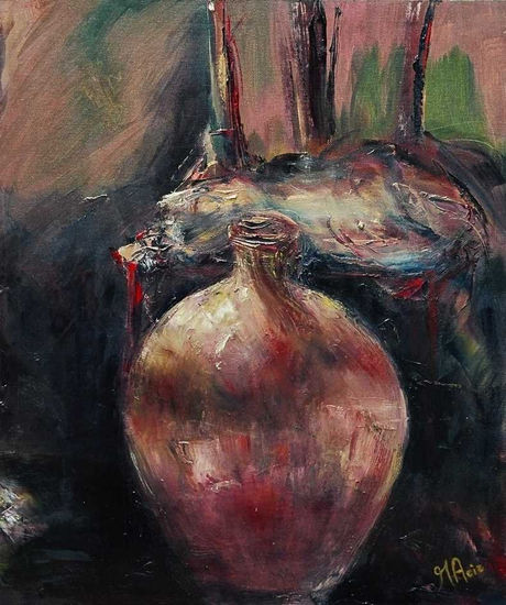 Silla con botijo II Oil Canvas Still Life Paintings