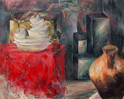 Mantel rojo