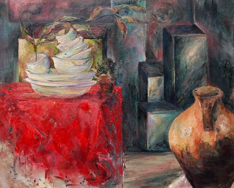 Mantel rojo